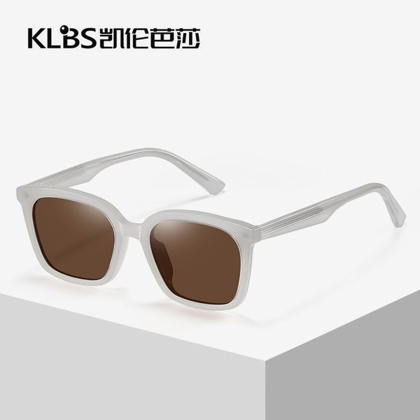 Korean Fashion Box Polarized Sunglasses Transparent Jelly Large Frame TR Pin Polarized Sunglasses Female
Korean Fashion Box Polarized Sunglasses Transparent Jelly Large Frame TR Pin Polarized Sunglasses Female