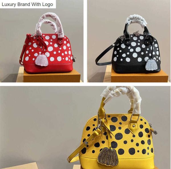 l bag handbags yk alma shell bag bb painted dots shoulder handbag designer women handle bag purse infinity dots padlock grained genuine leat, Black
l bag handbags yk alma shell bag bb painted dots shoulder handbag designer women handle bag purse infinity dots padlock grained genuine leat, Black