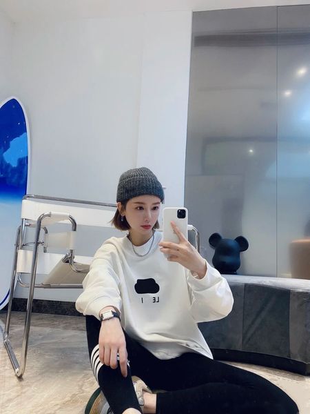 men's and women's sports hoodie brand design fashion letter printing cotton soft touch european and american women's sweater, Black
men's and women's sports hoodie brand design fashion letter printing cotton soft touch european and american women's sweater, Black