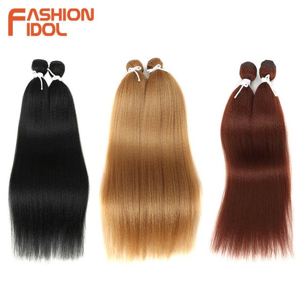 synthetic wigs fashion idol 22 inch synthetic yaki straight hair bundles 2pc/lot high temperature weft 230227, Black
synthetic wigs fashion idol 22 inch synthetic yaki straight hair bundles 2pc/lot high temperature weft 230227, Black