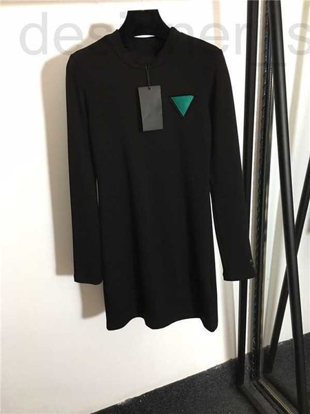 casual dresses designer women's long-sleeved inverted triangle letters pattern elegance autumn winter black and gray 6vz3, Black;gray
casual dresses designer women's long-sleeved inverted triangle letters pattern elegance autumn winter black and gray 6vz3, Black;gray