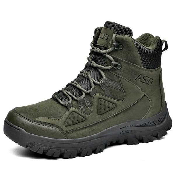 casual shoes outdoor combat anti-skid tactical boots military boots as training shoes outdoor desert mountaineering high-shoes 348, Black
casual shoes outdoor combat anti-skid tactical boots military boots as training shoes outdoor desert mountaineering high-shoes 348, Black