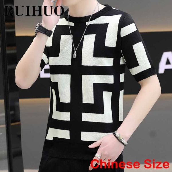 men's t-shirts ruihuo striped mens t shirts streetwear men tshirt chinese size 3xl 2023 summer new arrivals g230303, White;black
men's t-shirts ruihuo striped mens t shirts streetwear men tshirt chinese size 3xl 2023 summer new arrivals g230303, White;black