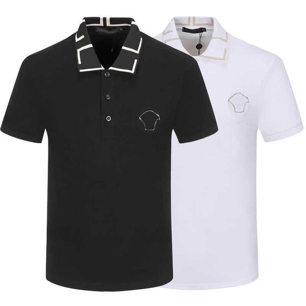 2023 designer men's polos t shirt slim-fit stand collar embroidery luxury polo shirts spting summer casual breathable 100% cotton, White;black
2023 designer men's polos t shirt slim-fit stand collar embroidery luxury polo shirts spting summer casual breathable 100% cotton, White;black