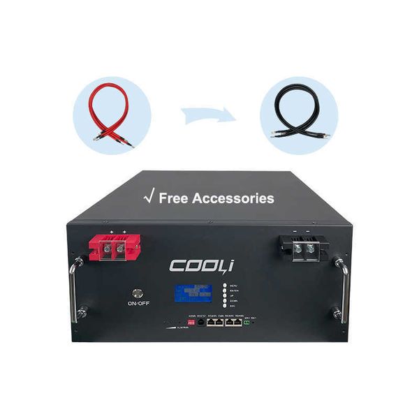 cooli built in bms 48v 100ah lifepo4 battery with lcd for home energy storage 48v 200ah lithium ion battery pack
cooli built in bms 48v 100ah lifepo4 battery with lcd for home energy storage 48v 200ah lithium ion battery pack