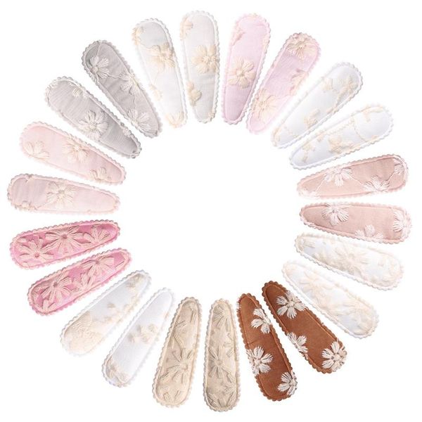 baby girls embroidery flower headwear hair accessories bb hairpins kids embroidered hair clips barrettes infant gift, Slivery;white
baby girls embroidery flower headwear hair accessories bb hairpins kids embroidered hair clips barrettes infant gift, Slivery;white