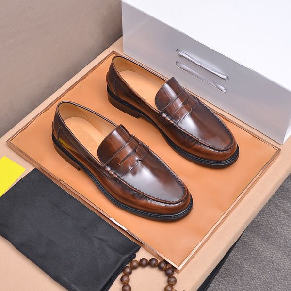2023 men's dress shoes genuine leather walking loafers elegant business party brand designer fashion oxfords outdoor casual flats size, Black
2023 men's dress shoes genuine leather walking loafers elegant business party brand designer fashion oxfords outdoor casual flats size, Black