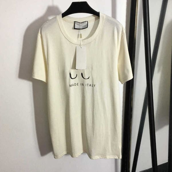 23ss brand designer men women short sleeve t-shirt letter printing round neck pure cotton loose t-shirts womens clothing a1, White
23ss brand designer men women short sleeve t-shirt letter printing round neck pure cotton loose t-shirts womens clothing a1, White