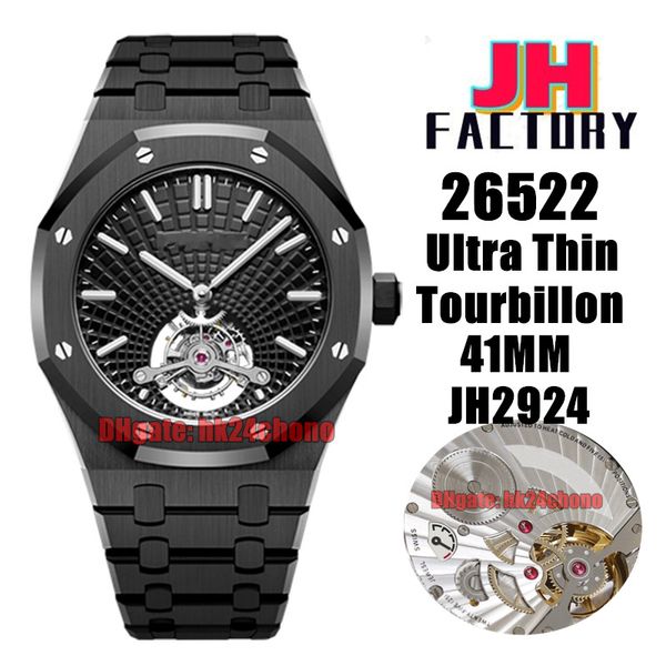 jhfactory watches 26522 ultra thin tourbillon jh2924 hand-winding mechanical mens watch black dial dlc black bracelet gents wristwatches, Slivery;brown
jhfactory watches 26522 ultra thin tourbillon jh2924 hand-winding mechanical mens watch black dial dlc black bracelet gents wristwatches, Slivery;brown