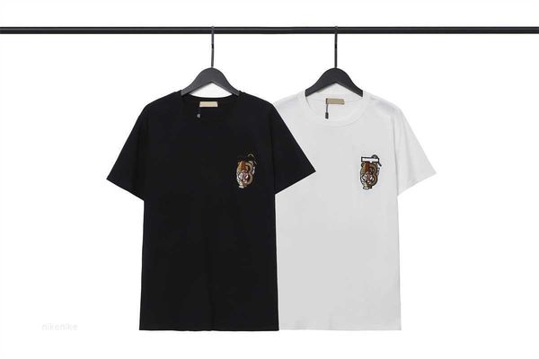 2023 t-shirt planner summer casual breathable tiger prints the highest quality male and female tee, White;black
2023 t-shirt planner summer casual breathable tiger prints the highest quality male and female tee, White;black