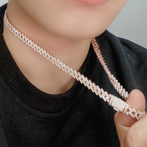 hip hop 925 sterling silver moissanite jewelry rose gold 8mm 10mm moissanite cuban chain necklace vvs moissanite cuban link
hip hop 925 sterling silver moissanite jewelry rose gold 8mm 10mm moissanite cuban chain necklace vvs moissanite cuban link