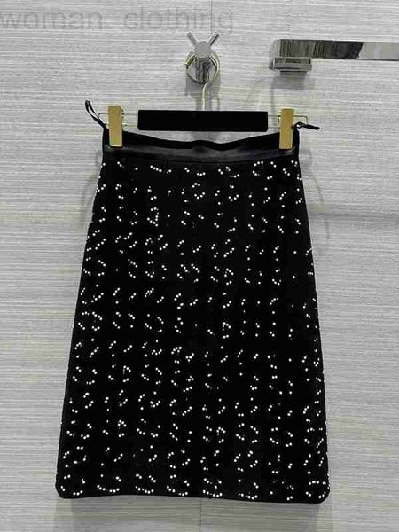 designer 2023 new spring summer beading designer skirts fashion a women's brand same style dress s5i9, Black
designer 2023 new spring summer beading designer skirts fashion a women's brand same style dress s5i9, Black