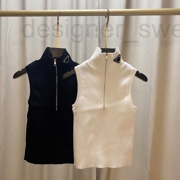 women's knits & tees designer women summer sleeveless triangle badge sweaters fashion womens tshirts lady pullover jumper cu1g, White
women's knits & tees designer women summer sleeveless triangle badge sweaters fashion womens tshirts lady pullover jumper cu1g, White