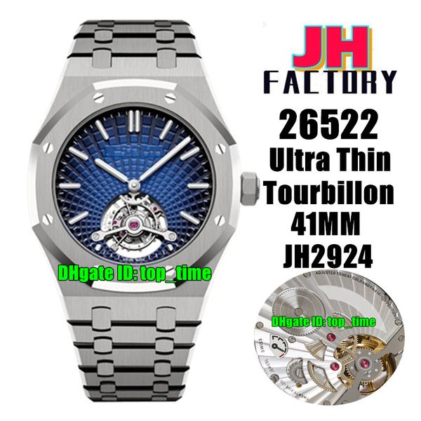 jhfactory watches 26522 ultra thin tourbillon jh2924 hand-winding mechanical mens watch smoky blue dial stainless steel bracelet gents wrist, Slivery;brown
jhfactory watches 26522 ultra thin tourbillon jh2924 hand-winding mechanical mens watch smoky blue dial stainless steel bracelet gents wrist, Slivery;brown