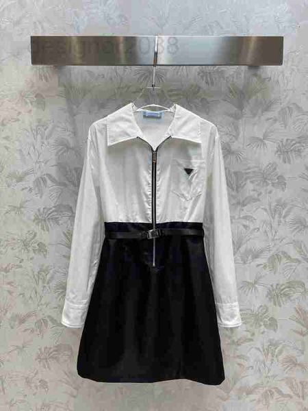casual dresses designer women's autumn lapel long sleeve zip with belt jwcl, Black;gray
casual dresses designer women's autumn lapel long sleeve zip with belt jwcl, Black;gray