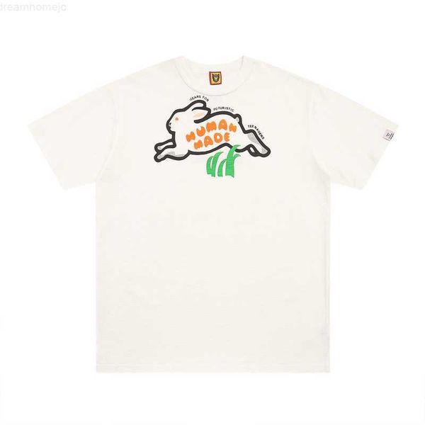 short sleeve runing rabbit print human made t shirt men women t-shirt summer tees 0304, White;black
short sleeve runing rabbit print human made t shirt men women t-shirt summer tees 0304, White;black