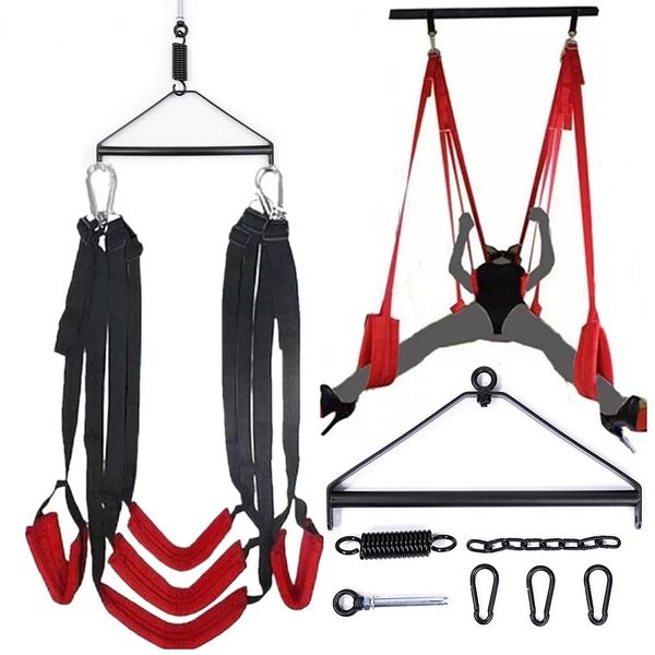 set door swing swing sm game bondage swing spreader leg open for women game products for couple swing adu, Black;white
set door swing swing sm game bondage swing spreader leg open for women game products for couple swing adu, Black;white