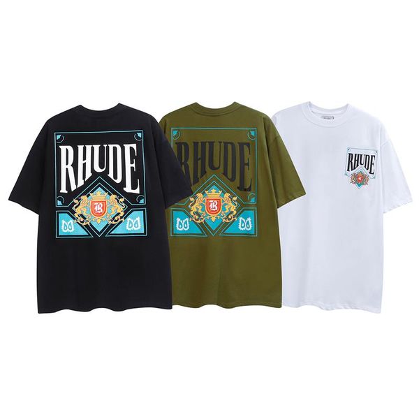 designer t shirt men's vintage high street rhude simple letter print couple street loose casual versatile cotton short sleeve fashion u, White;black
designer t shirt men's vintage high street rhude simple letter print couple street loose casual versatile cotton short sleeve fashion u, White;black