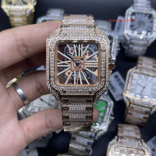 diamond watch wristmen's new iced skeleton perspective dial rose gold stainless steel case watches quartz movement quality, Slivery;golden
diamond watch wristmen's new iced skeleton perspective dial rose gold stainless steel case watches quartz movement quality, Slivery;golden