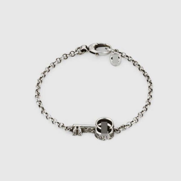 70% off 2023 new luxury fashion jewelry for sterling silver double carving flower key couple bracelet family trend men's and women', Black
70% off 2023 new luxury fashion jewelry for sterling silver double carving flower key couple bracelet family trend men's and women', Black