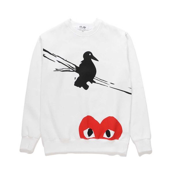 heyplay fashion brand peach heart men's and women's long sleeve round neck pullover with plush sweater lower half heart bird coupl, Black;white
heyplay fashion brand peach heart men's and women's long sleeve round neck pullover with plush sweater lower half heart bird coupl, Black;white