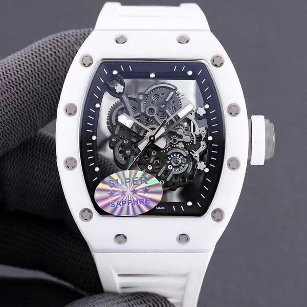 luxury automatic mechanical watch richa milles business leisure rm055 full-automatic miller full-ceramic case tape men's mens sport br
luxury automatic mechanical watch richa milles business leisure rm055 full-automatic miller full-ceramic case tape men's mens sport br