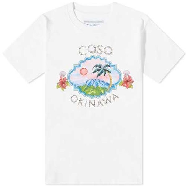 23ss new casablanca hawaii beach cotton classic t shirt sunset mountain scenery print men and women loose versatile short sleeve fashion tee, White;black
23ss new casablanca hawaii beach cotton classic t shirt sunset mountain scenery print men and women loose versatile short sleeve fashion tee, White;black