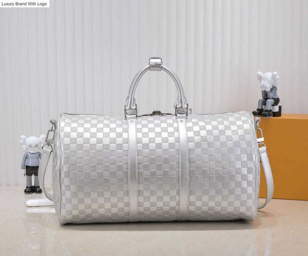 l bag handbags 2022 sell 50cm classical men duffle bag for women travel bags men's hand luggage travel bag men pvc leather handbags lar, Black
l bag handbags 2022 sell 50cm classical men duffle bag for women travel bags men's hand luggage travel bag men pvc leather handbags lar, Black