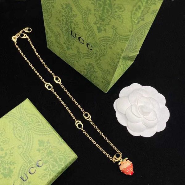 20% off all items 2023 new luxury fashion jewelry for double strawberry drip brass necklace temperament trend design sweater chain, Silver
20% off all items 2023 new luxury fashion jewelry for double strawberry drip brass necklace temperament trend design sweater chain, Silver