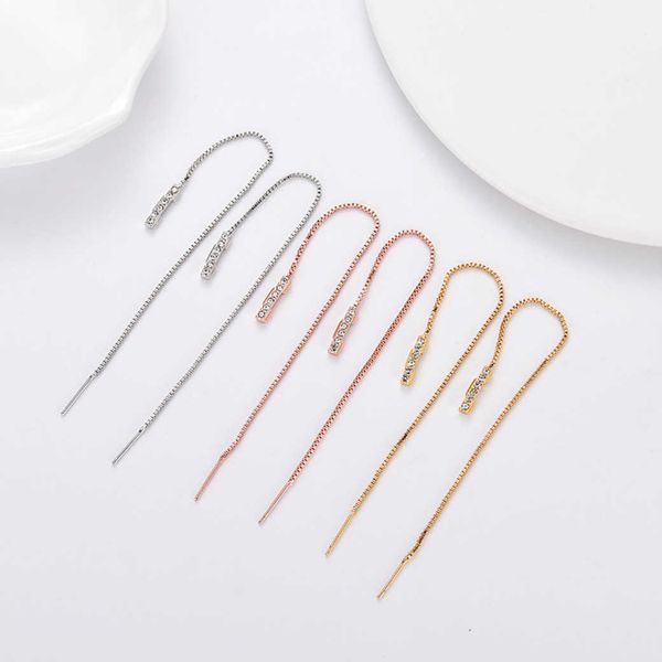 factory wholesale 2023 new luxury fashion jewelry for double same new product link to love with drill long ear chain without trace, Silver
factory wholesale 2023 new luxury fashion jewelry for double same new product link to love with drill long ear chain without trace, Silver
