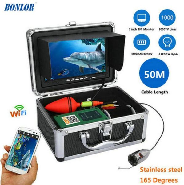 wifi wireless fish finder with 720p 1000tvl underwater fishing video camera 7 inch color monitor mob app viewing5659442
wifi wireless fish finder with 720p 1000tvl underwater fishing video camera 7 inch color monitor mob app viewing5659442