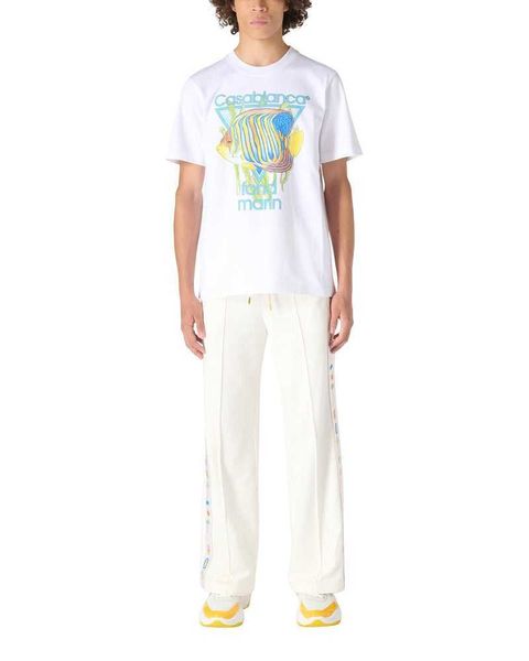 23ss new casablanca hawaii beach cotton classic t shirt ocean fish men and women loose versatile short sleeve fashion t-shirt, White;black
23ss new casablanca hawaii beach cotton classic t shirt ocean fish men and women loose versatile short sleeve fashion t-shirt, White;black