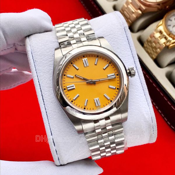 lady watch for women wristwatch automatic watches yellow red dial 41mm datejust mechanical 2813 movement oyster bracelet stainless steel wat, Slivery;brown
lady watch for women wristwatch automatic watches yellow red dial 41mm datejust mechanical 2813 movement oyster bracelet stainless steel wat, Slivery;brown