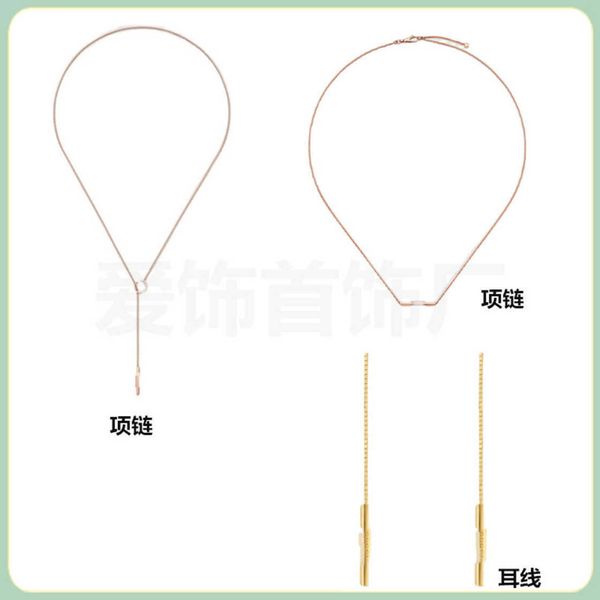 70% off 2023 new luxury fashion jewelry for new link to love series simple sleeve lock necklace personalized mirror earrings lines, Silver
70% off 2023 new luxury fashion jewelry for new link to love series simple sleeve lock necklace personalized mirror earrings lines, Silver