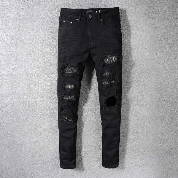 mens distressed ripped biker slim fit motorcycle denim for men fashion jean mans pants pour hommes #523 es6t, Blue
mens distressed ripped biker slim fit motorcycle denim for men fashion jean mans pants pour hommes #523 es6t, Blue