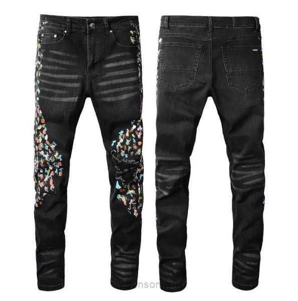 mens jeans denim embroidery pants fashion holes trouser hip hop distressed zipper trousers for male 0qfz, Blue
mens jeans denim embroidery pants fashion holes trouser hip hop distressed zipper trousers for male 0qfz, Blue