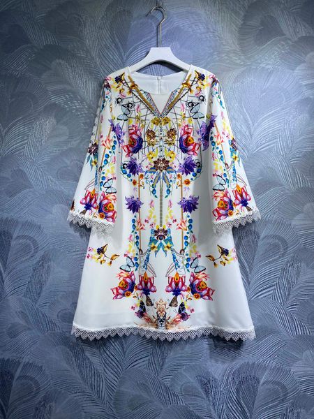 casual dress dress new designer fashion flower print handmade beaded spring/summer short sleeve loose round neck dress monochrome s-xl lace, Black;gray
casual dress dress new designer fashion flower print handmade beaded spring/summer short sleeve loose round neck dress monochrome s-xl lace, Black;gray