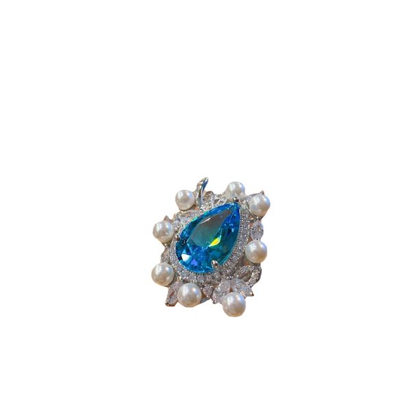 royal temperament blue crystal dangle & chandelier drop-shaped pendant earrings are suitable for women's aggregation jewelry, Silver
royal temperament blue crystal dangle & chandelier drop-shaped pendant earrings are suitable for women's aggregation jewelry, Silver