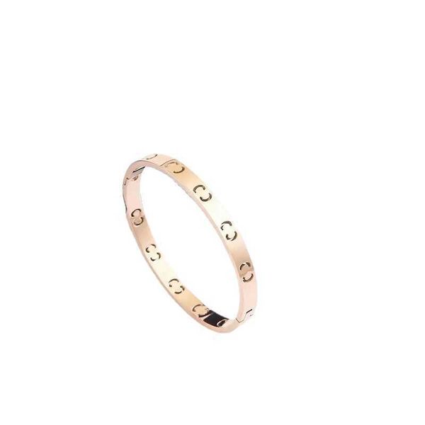 2023 new luxury fashion jewelry for double titanium steel cut-out small personality versatile bracelet, White
2023 new luxury fashion jewelry for double titanium steel cut-out small personality versatile bracelet, White