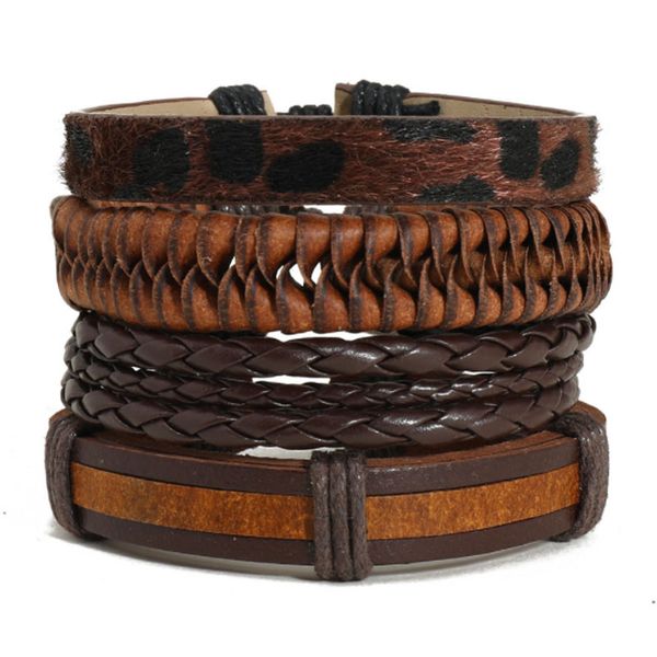 rope leather handmade braided multilayer charm bracelets set adjustable bangle party jewelry for men women, Golden;silver
rope leather handmade braided multilayer charm bracelets set adjustable bangle party jewelry for men women, Golden;silver