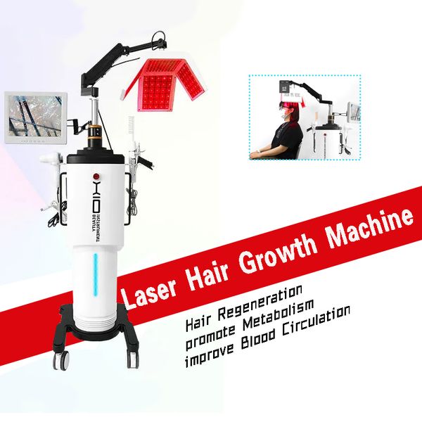 professional 650nm diode laser powerful hair restoration machine laser hair growth machine analyzer, Black
professional 650nm diode laser powerful hair restoration machine laser hair growth machine analyzer, Black