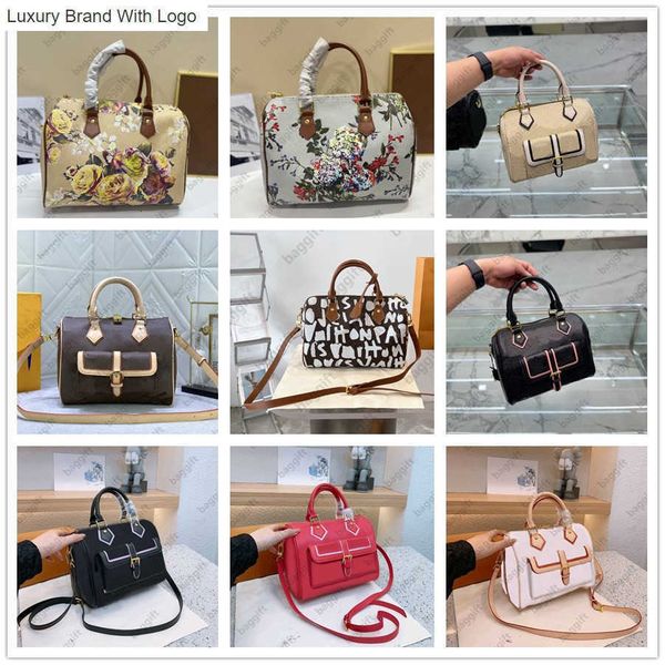 l bag handbags speedy bandouliere 25 bag buci painting flower handbag cross body boston tote m21317 m20919 sclq, Black
l bag handbags speedy bandouliere 25 bag buci painting flower handbag cross body boston tote m21317 m20919 sclq, Black