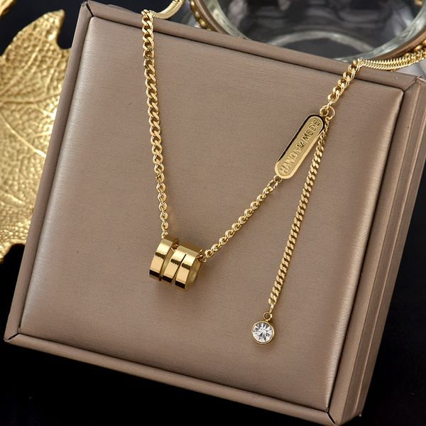 steel titanium light luxury pendant necklace transfer port roman numeral ceramic ins temperament simple cold wind clavicle chain female sliv, Silver
steel titanium light luxury pendant necklace transfer port roman numeral ceramic ins temperament simple cold wind clavicle chain female sliv, Silver