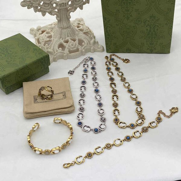 2023 new luxury fashion jewelry for new daisy korean simple versatile ins style necklace bracelet ring, Silver
2023 new luxury fashion jewelry for new daisy korean simple versatile ins style necklace bracelet ring, Silver