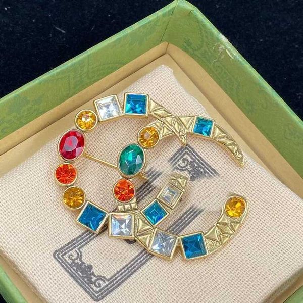 2023 new luxury fashion jewelry for colored rhinestone brass material brooch high sense suit pin, Gray
2023 new luxury fashion jewelry for colored rhinestone brass material brooch high sense suit pin, Gray