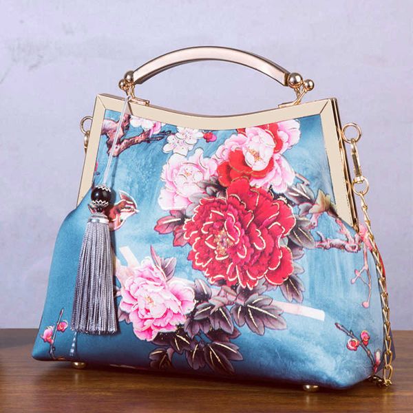 evening women clutches casual bags designer clutch bag new rich peony hand finished hand carrying mother's purses ladies handbags