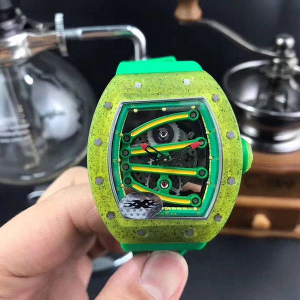 luxury automatic mechanical watch richa milles barrel rm59-01 series carbon fiber tape men's leisure mens sport b
luxury automatic mechanical watch richa milles barrel rm59-01 series carbon fiber tape men's leisure mens sport b
