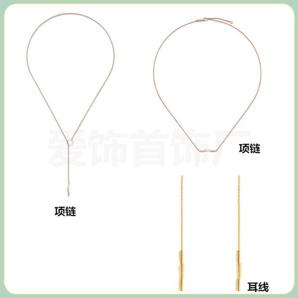 95% off 2023 new luxury fashion jewelry for new link to love series simple sleeve lock necklace personalized mirror earrings lines, Silver
95% off 2023 new luxury fashion jewelry for new link to love series simple sleeve lock necklace personalized mirror earrings lines, Silver
