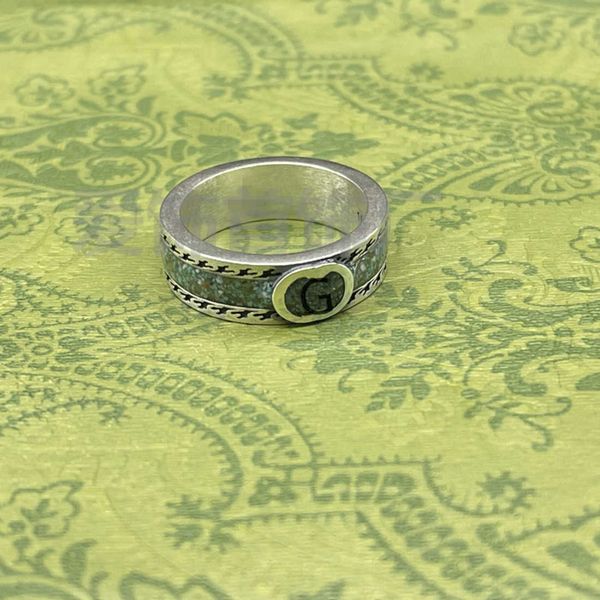 60% off 2023 new luxury fashion jewelry for new sterling silver used light green enamel interlocking men and women couple ring
60% off 2023 new luxury fashion jewelry for new sterling silver used light green enamel interlocking men and women couple ring