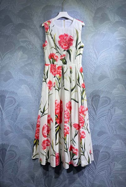 runway dresses dress fashion slim fit rose print sleeveless round neck medium long 2023 spring summer new women's clothing s-xl, Black
runway dresses dress fashion slim fit rose print sleeveless round neck medium long 2023 spring summer new women's clothing s-xl, Black